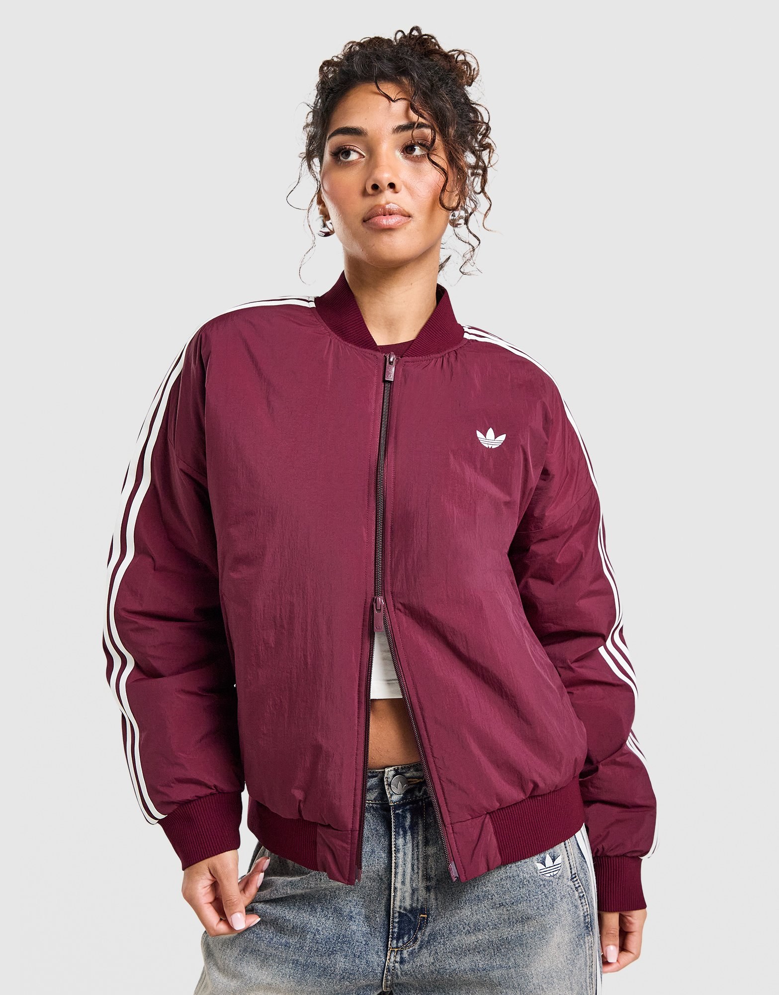 adidas 3-Streifen Bomber Jacke
