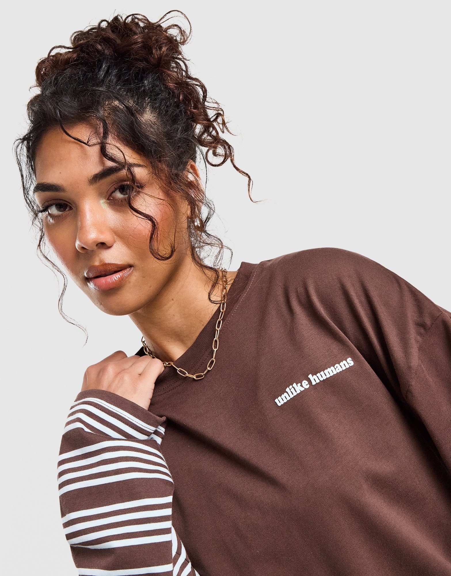 Unlike Humans Gena Mock Longsleeve T-Shirt