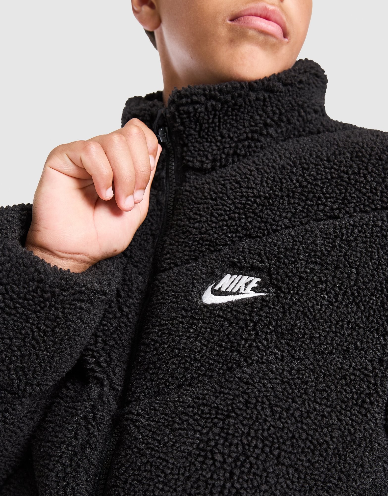 Nike Sportswear Sherpa Jacke Kinder