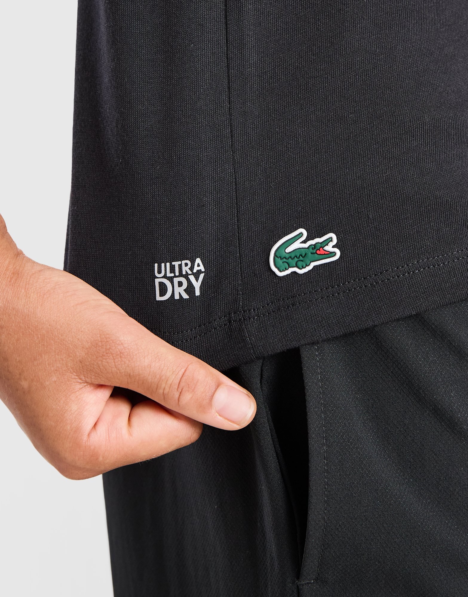 Lacoste Large Logo Croc T-Shirt Kinder