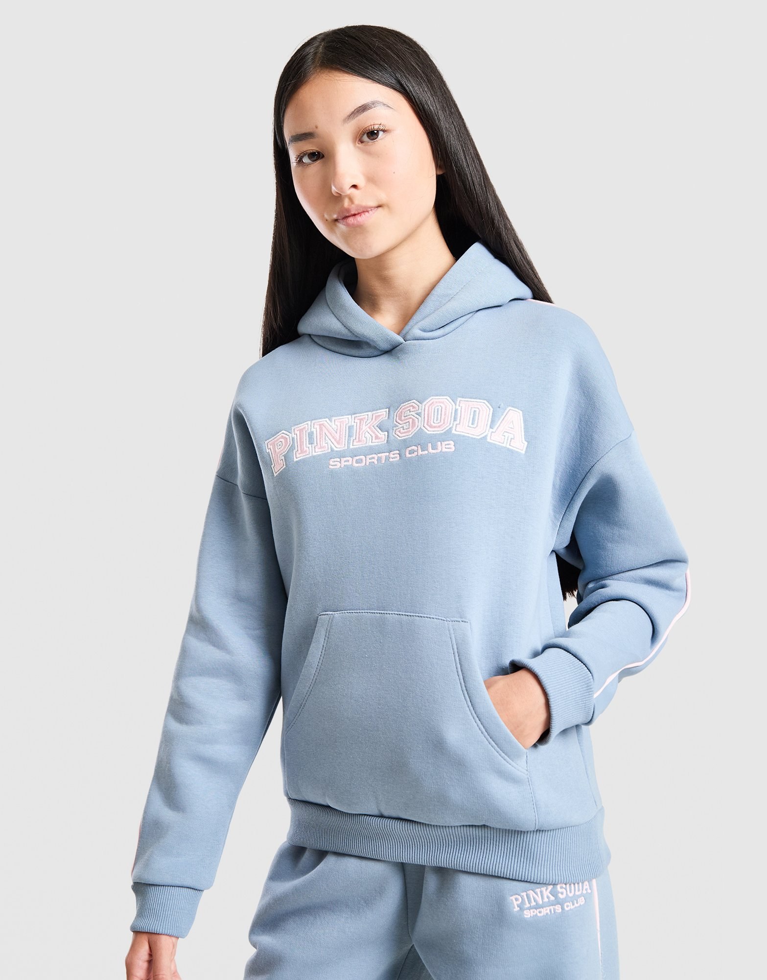Pink Soda Sport Girls' Swirl Overhead Hoodie Kinder