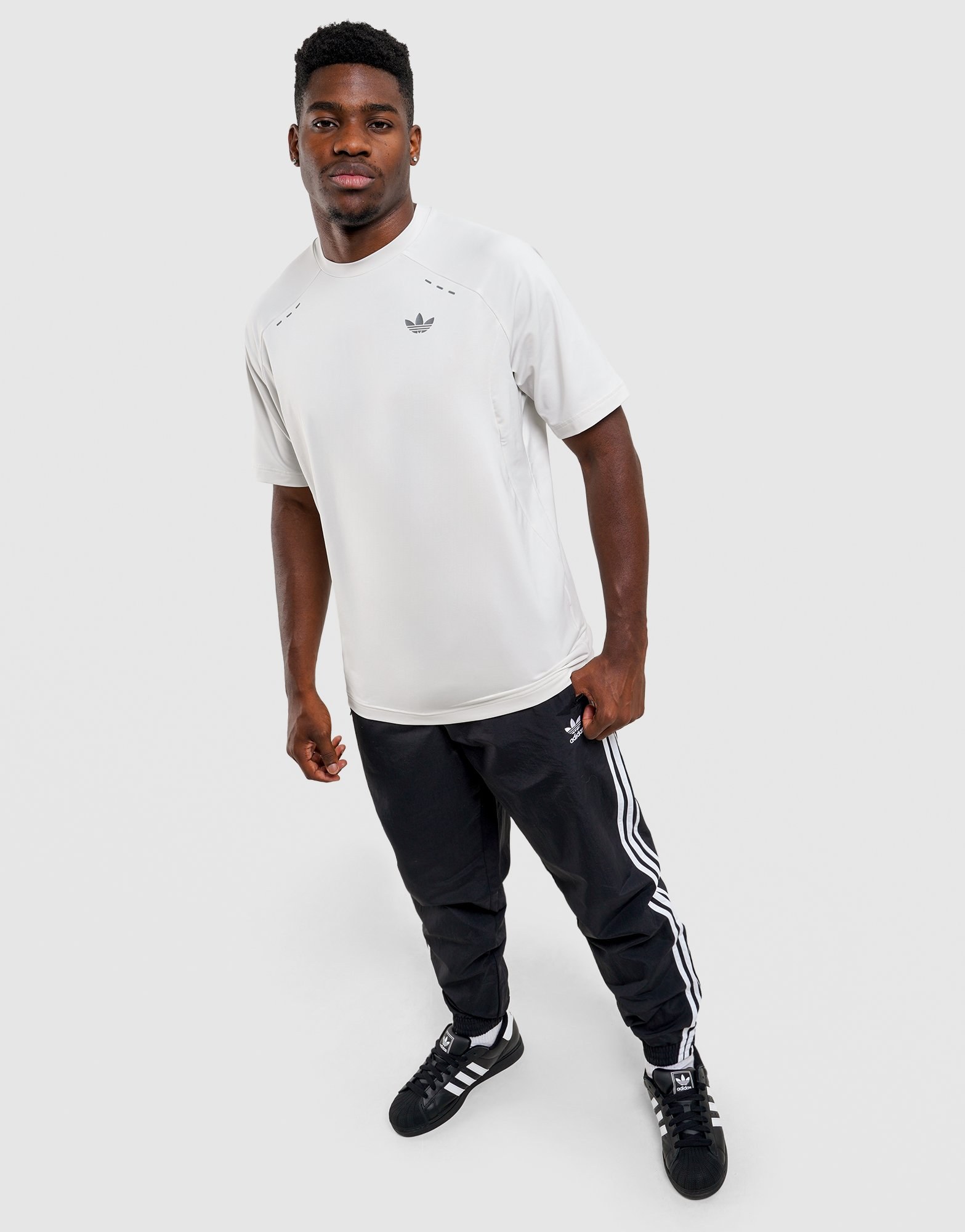 adidas Tech Trefoil Essentials Polyester T-shirt