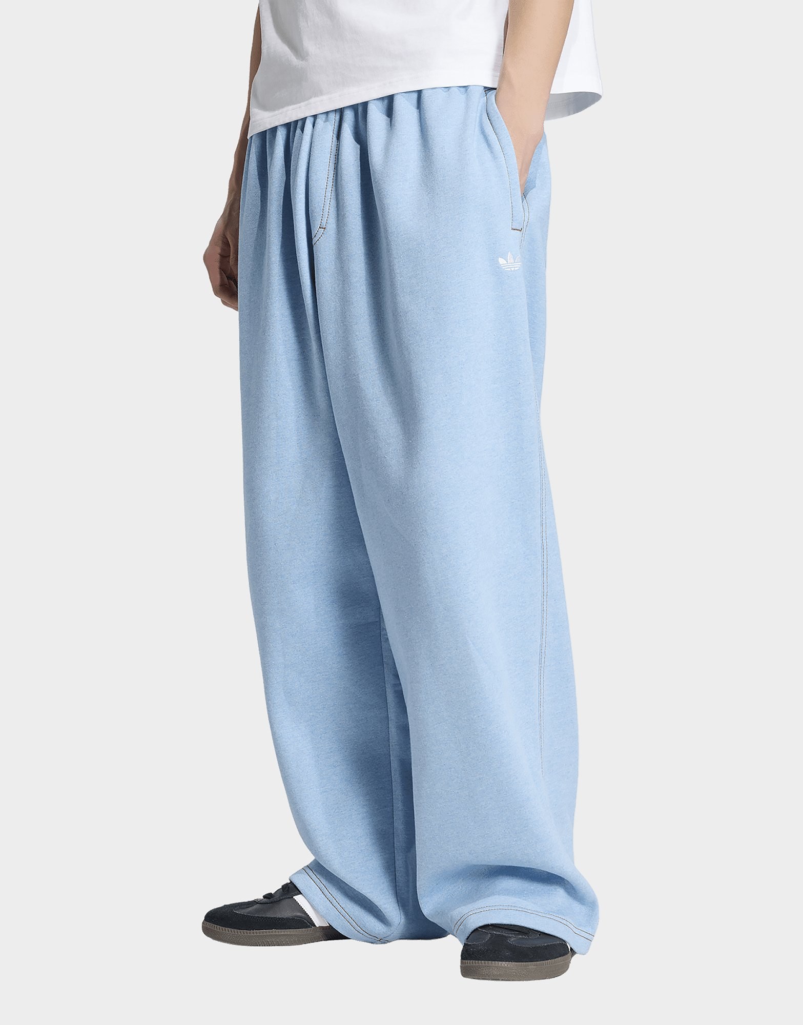 adidas Trefoil Essentials Baggy-hose, Meliert, Beinabschlüsse Ohne Saum