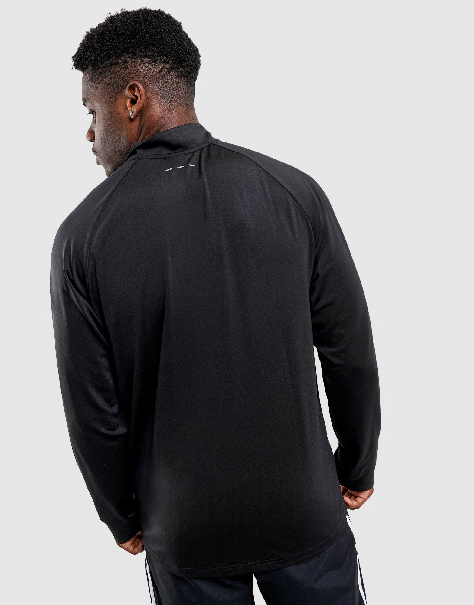 adidas Tech Trefoil Essentials Shirt, Reissverschluss Bis Zur Brust