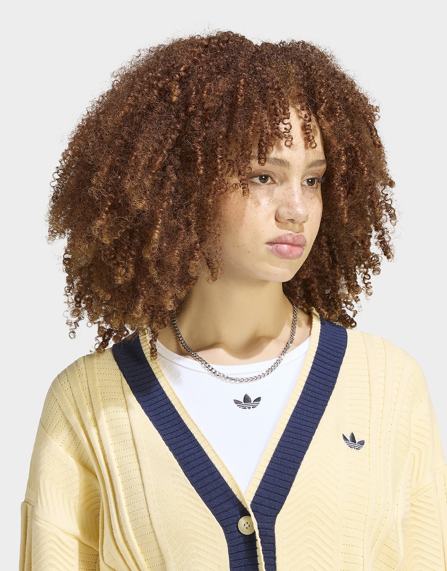 adidas Zopfmuster-strickjacke