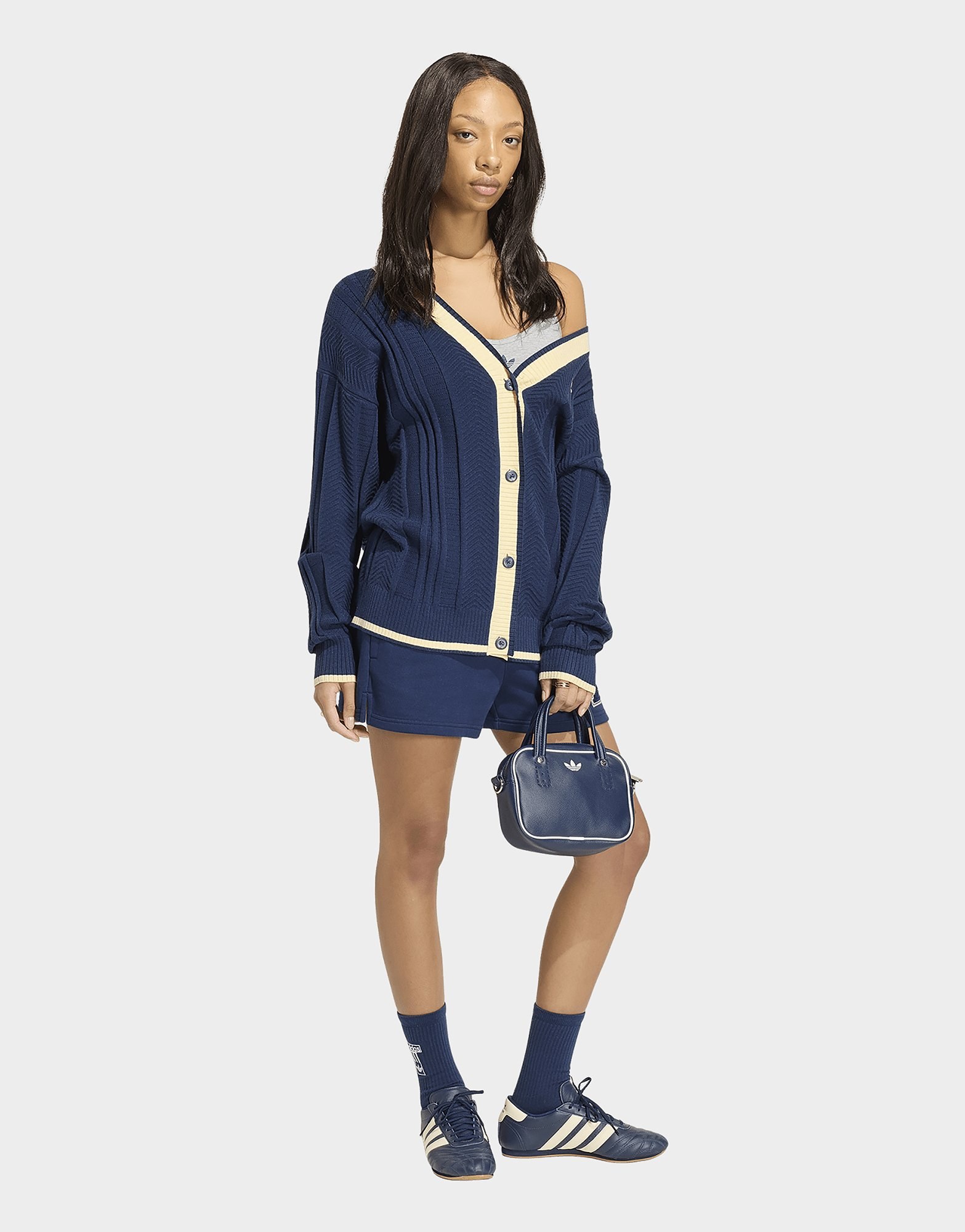 adidas Zopfmuster-strickjacke