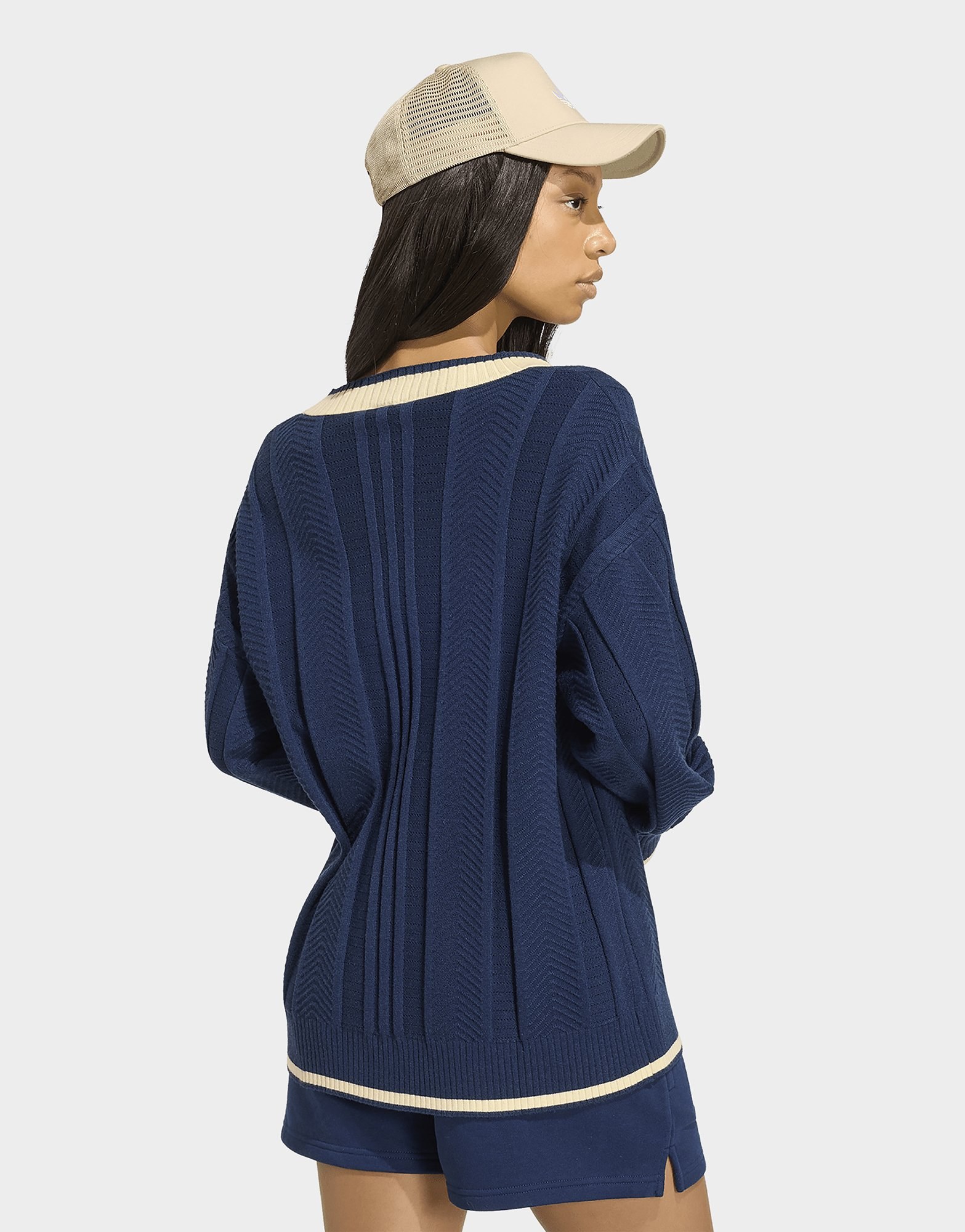 adidas Zopfmuster-strickjacke