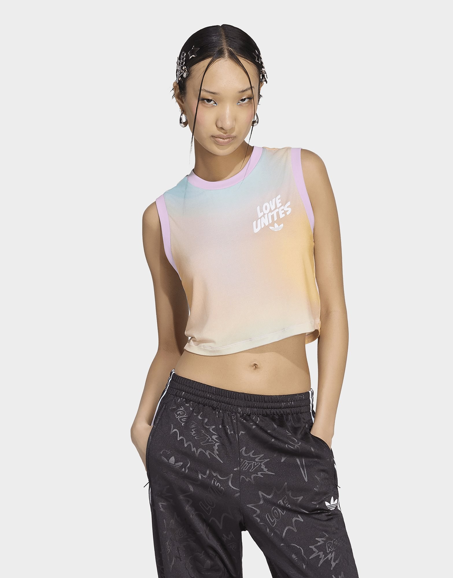 adidas Love Unites All Over Print Tanktop