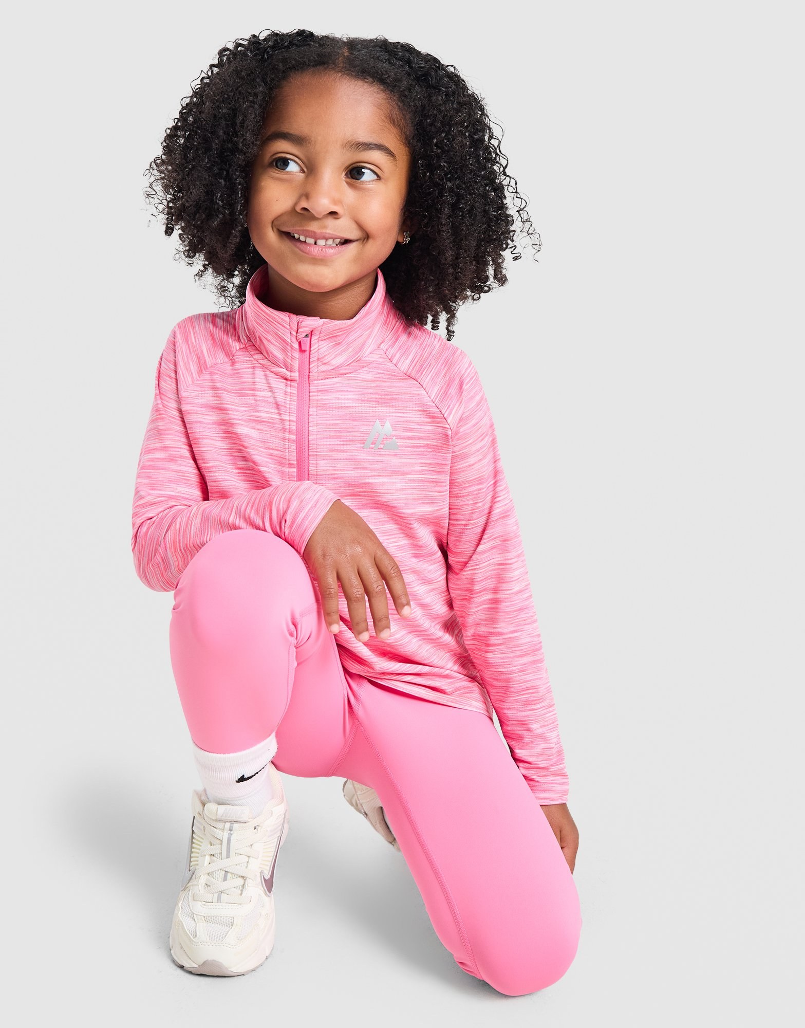 MONTIREX Girls' Trail 1/4 Zip/ Leggins Set Children