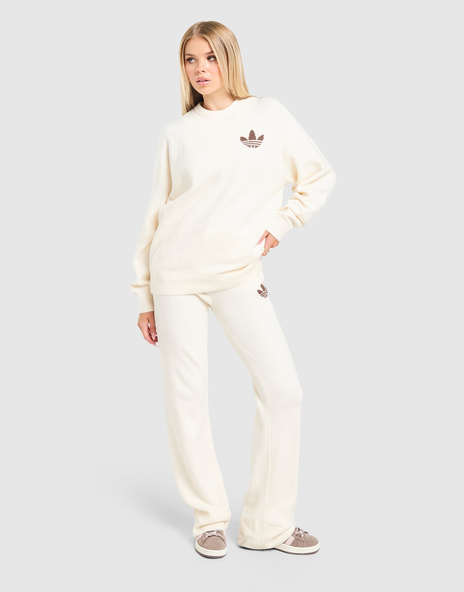 adidas Originals Trefoil Knit Crew Sweatshirt