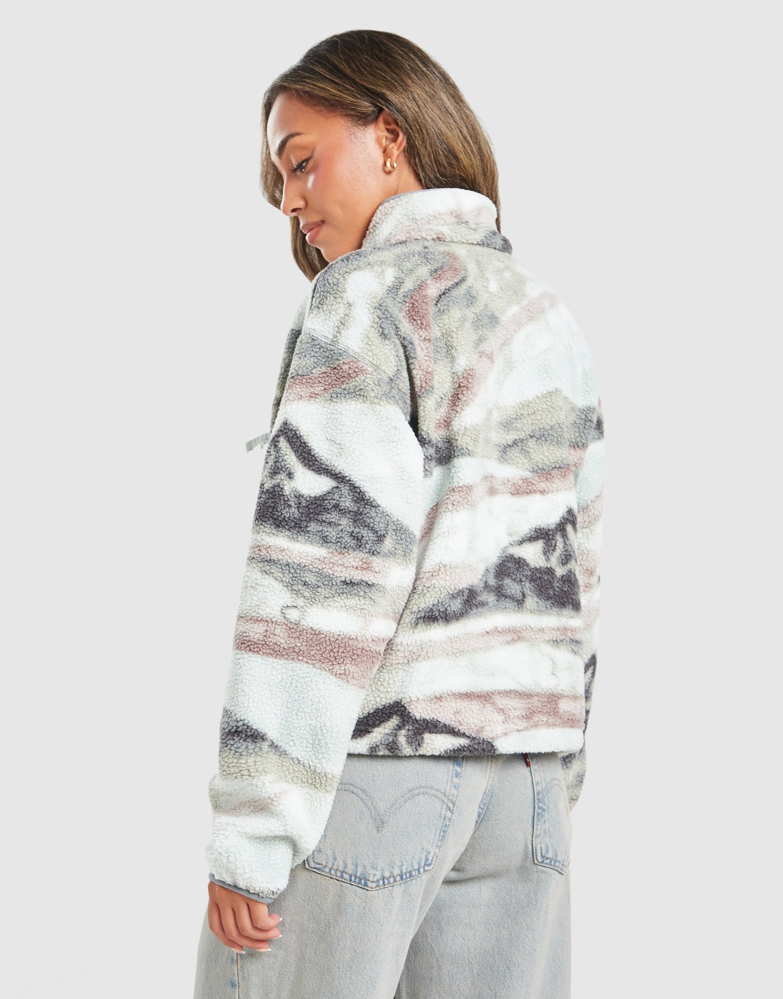 Columbia Helvetia Cropped Printed 1/2 Snap Fleece