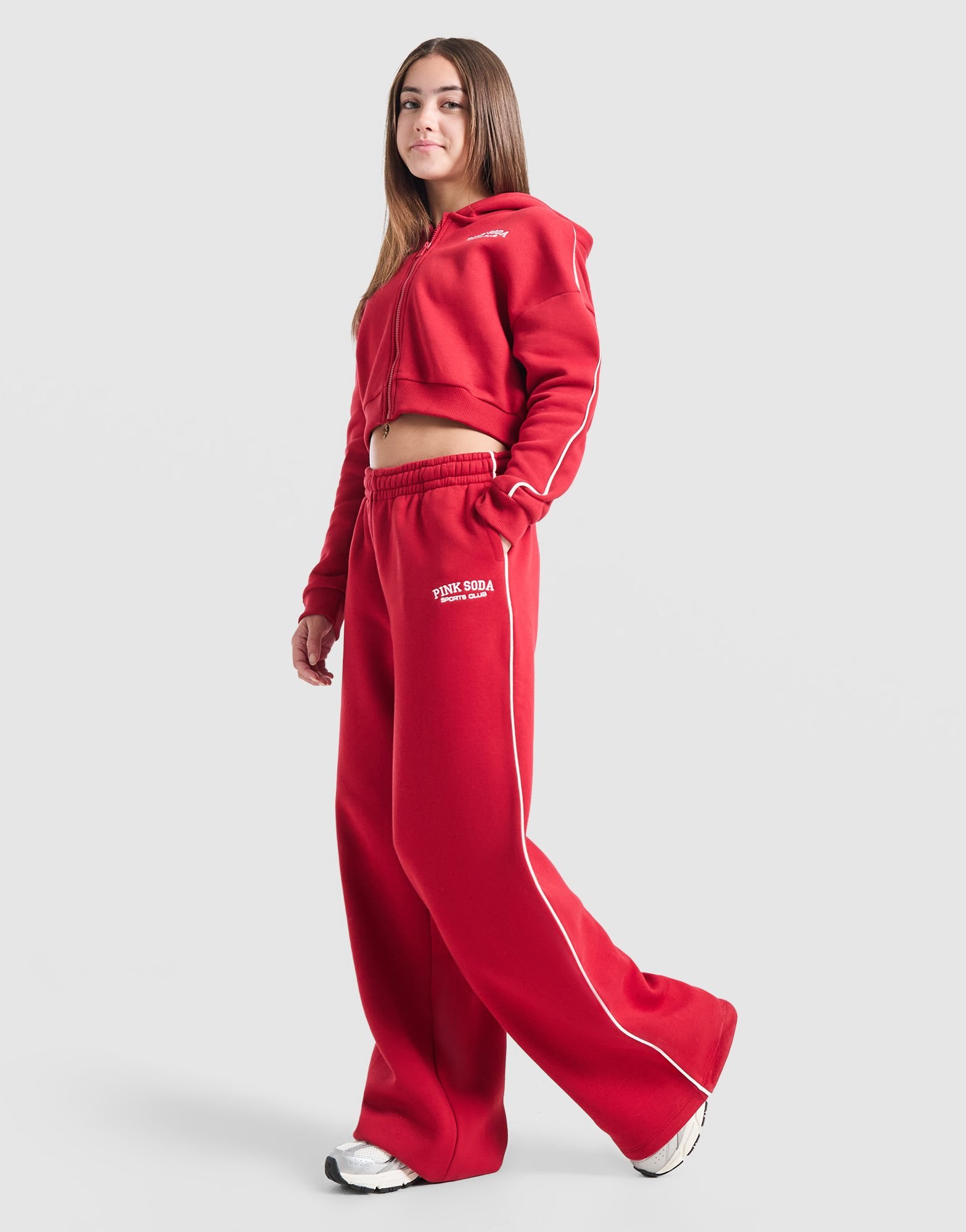 Pink Soda Sport Girls' Swirl Wide Leg Jogginghose Kinder
