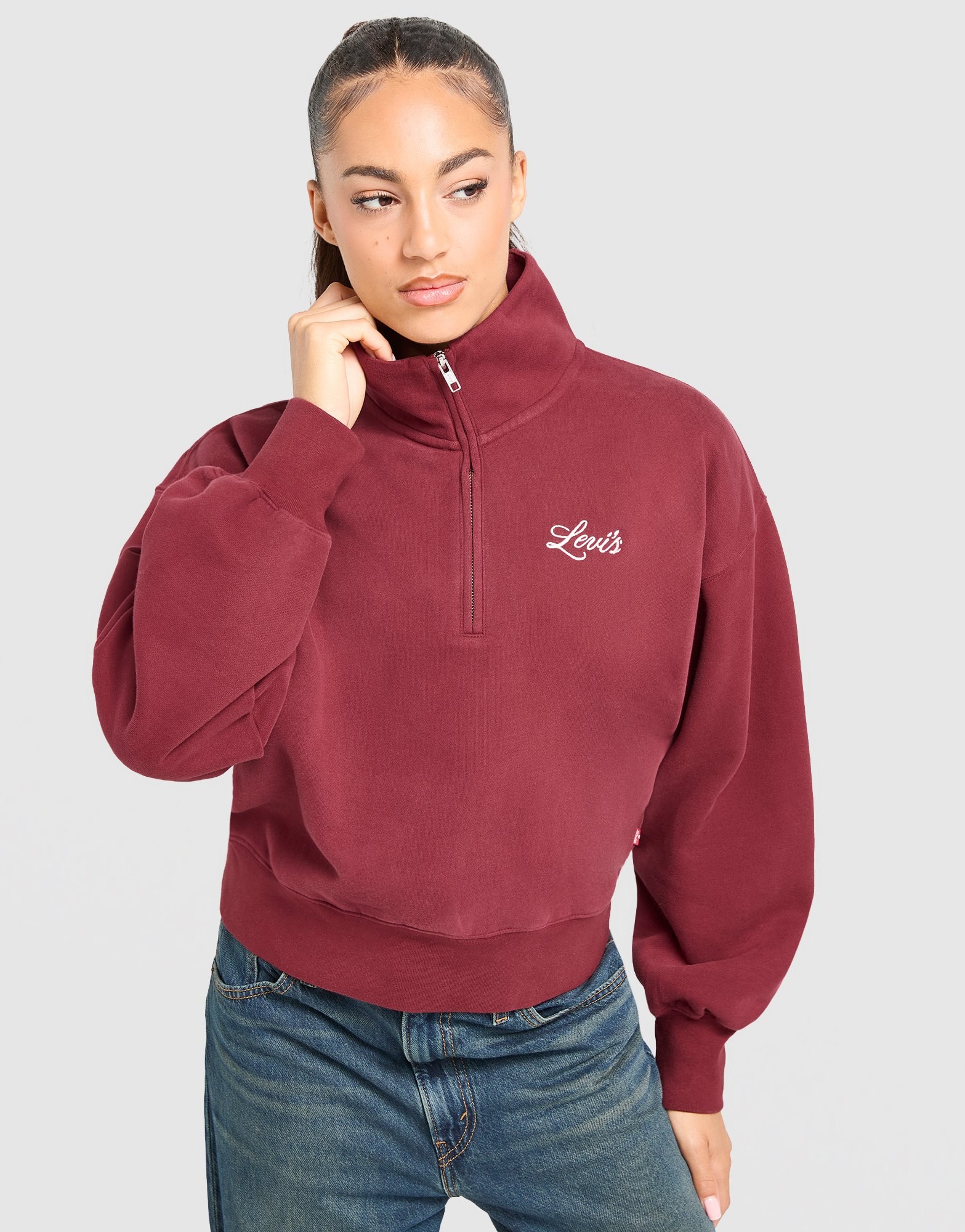 LEVI'S Swirl 1/4 Zip Sweatshirt