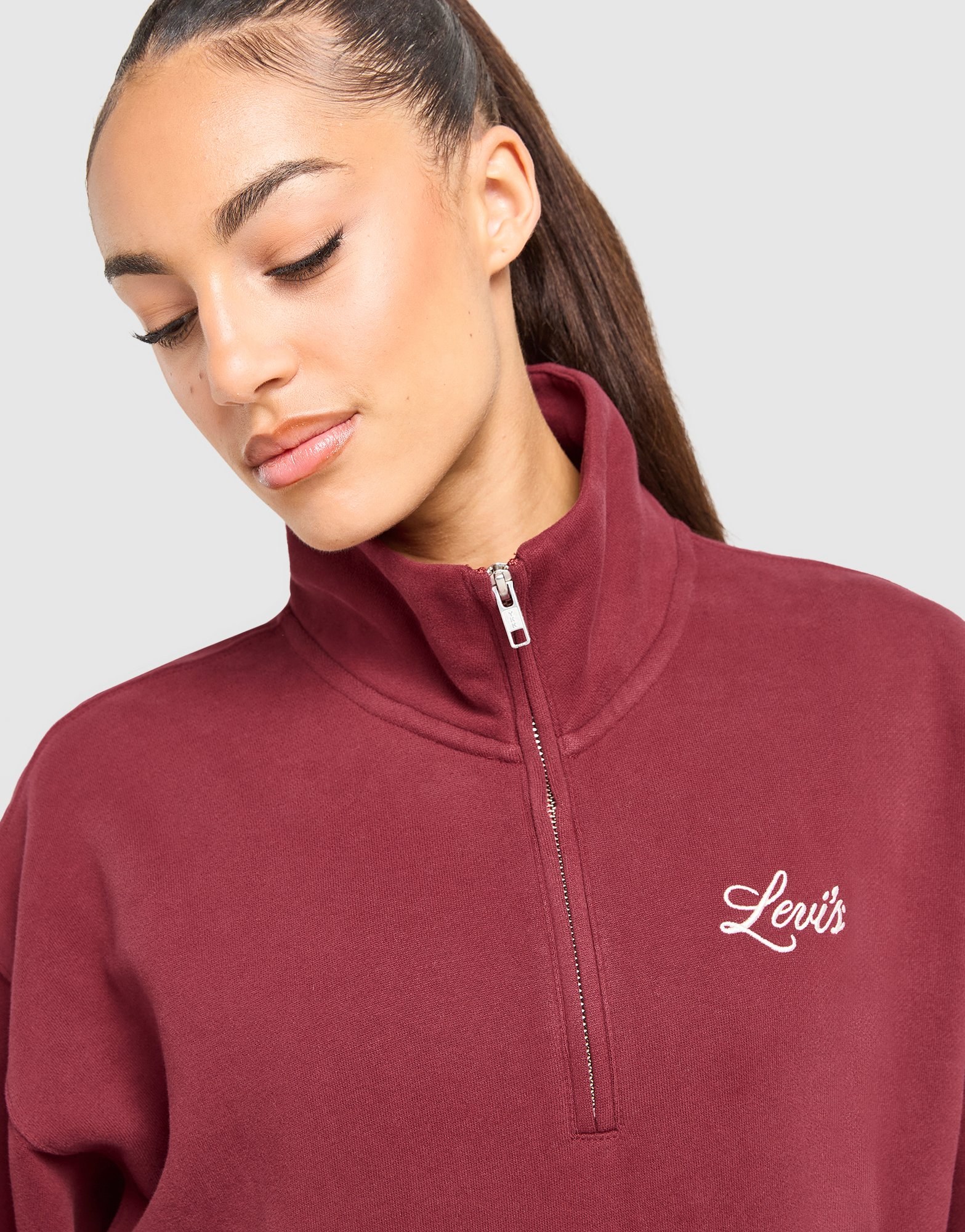 LEVI'S Swirl 1/4 Zip Sweatshirt