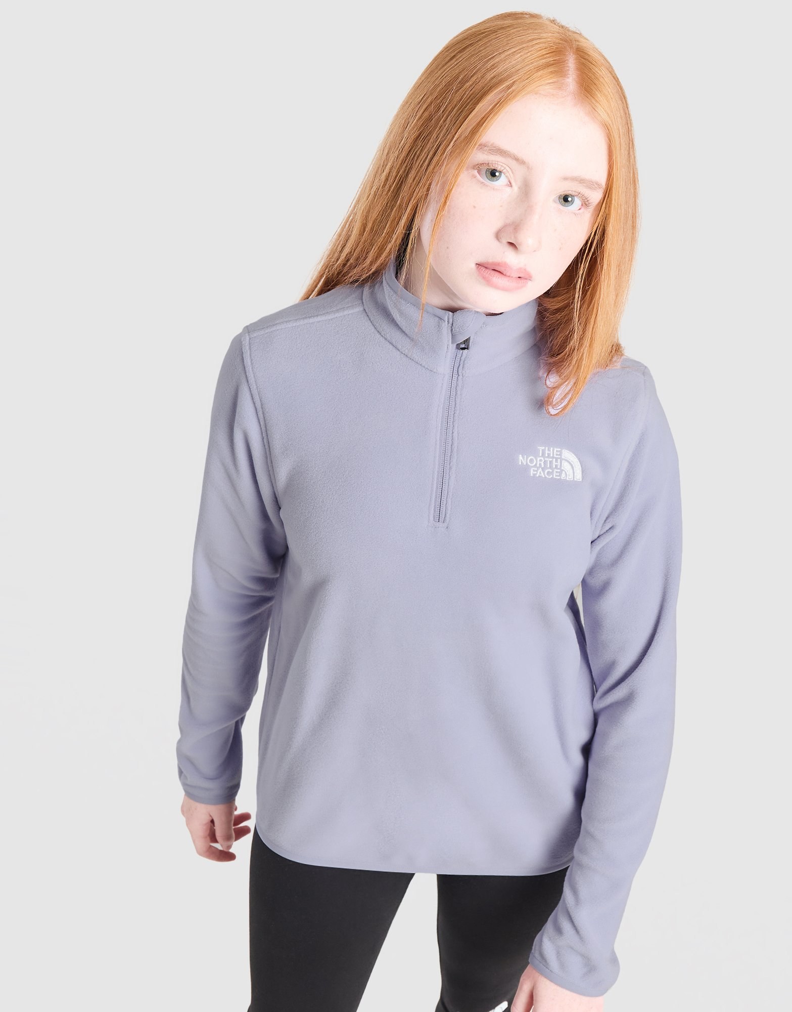 The North Face Girls' Glacier 1/2 Zip Fleece Top Kinder