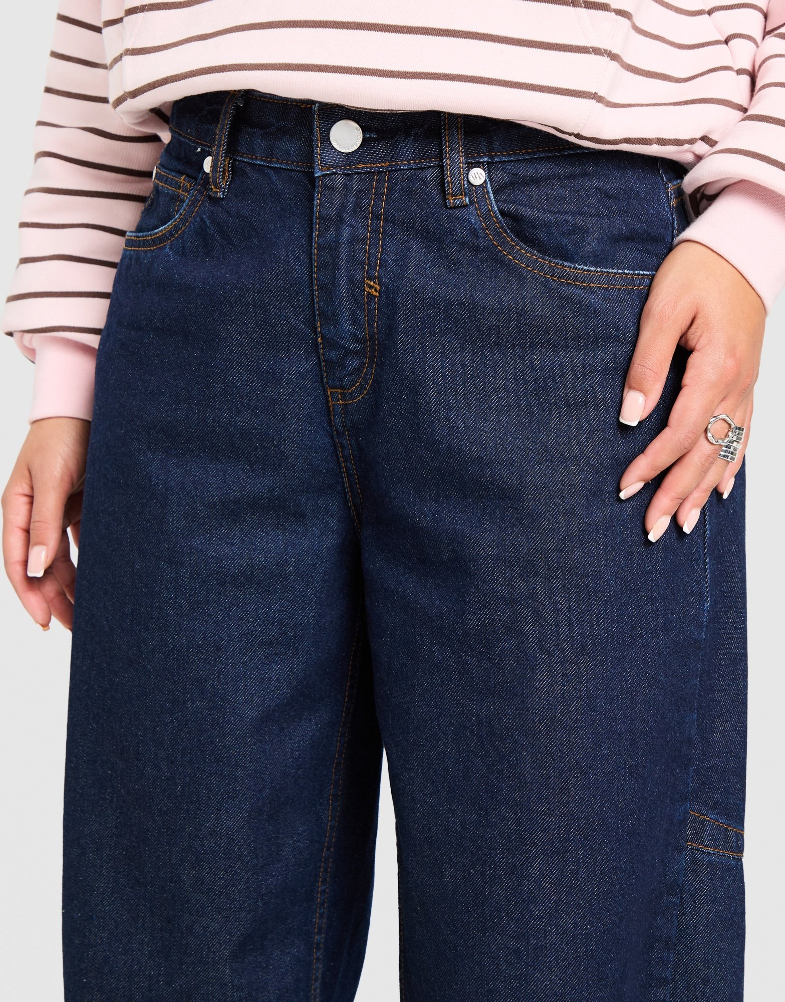 Unlike Humans Barrel Jeans