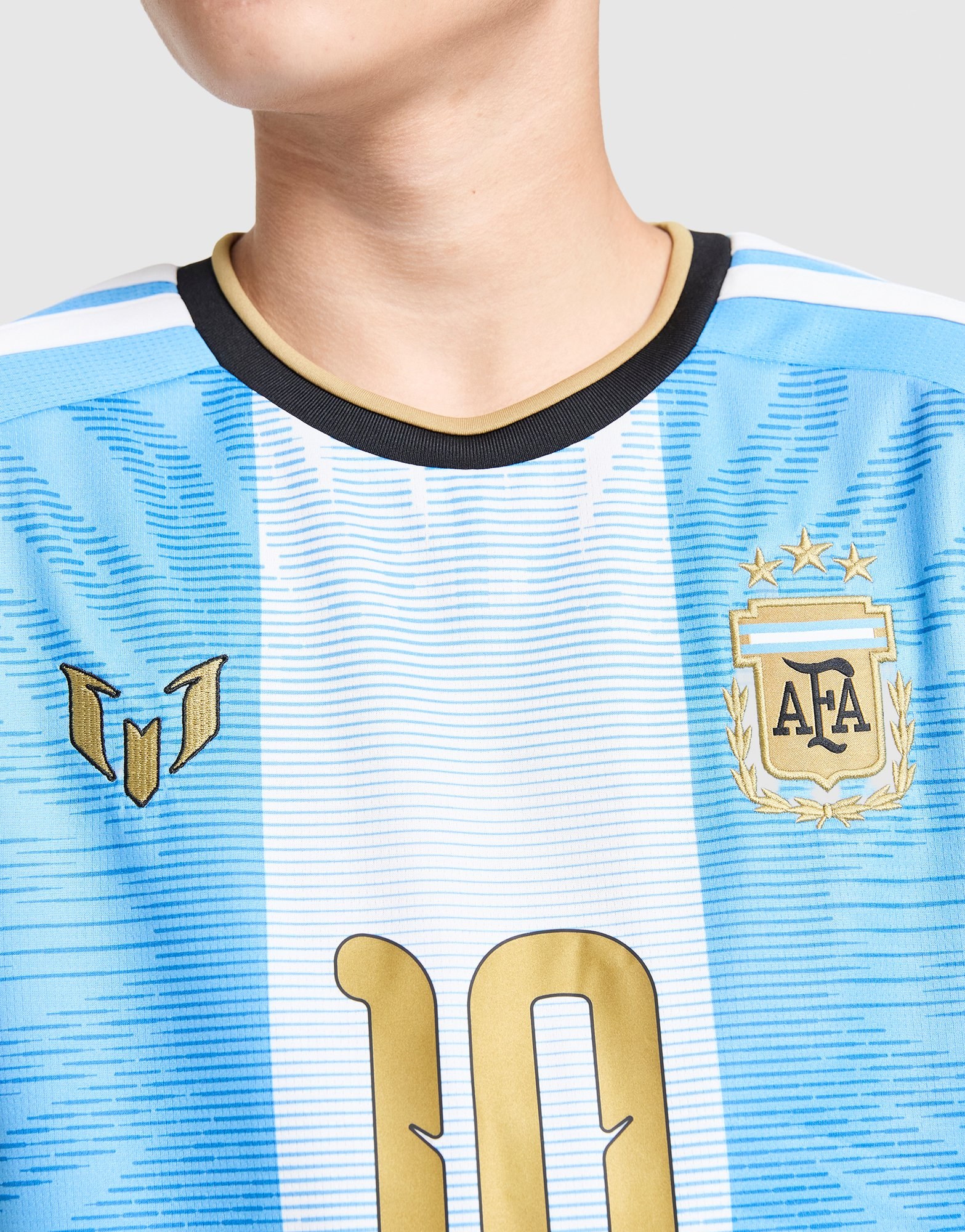 adidas Argentina x Lionel Messi #10 Trikot Kinder