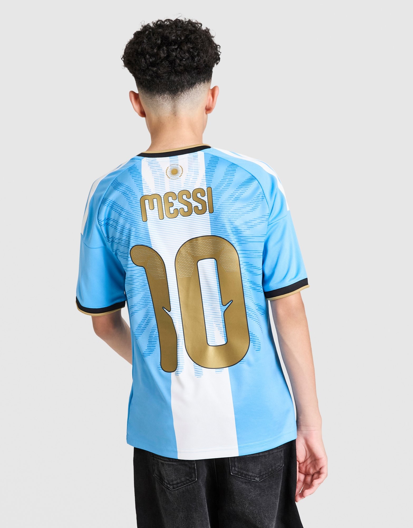 adidas Argentina x Lionel Messi #10 Trikot Kinder