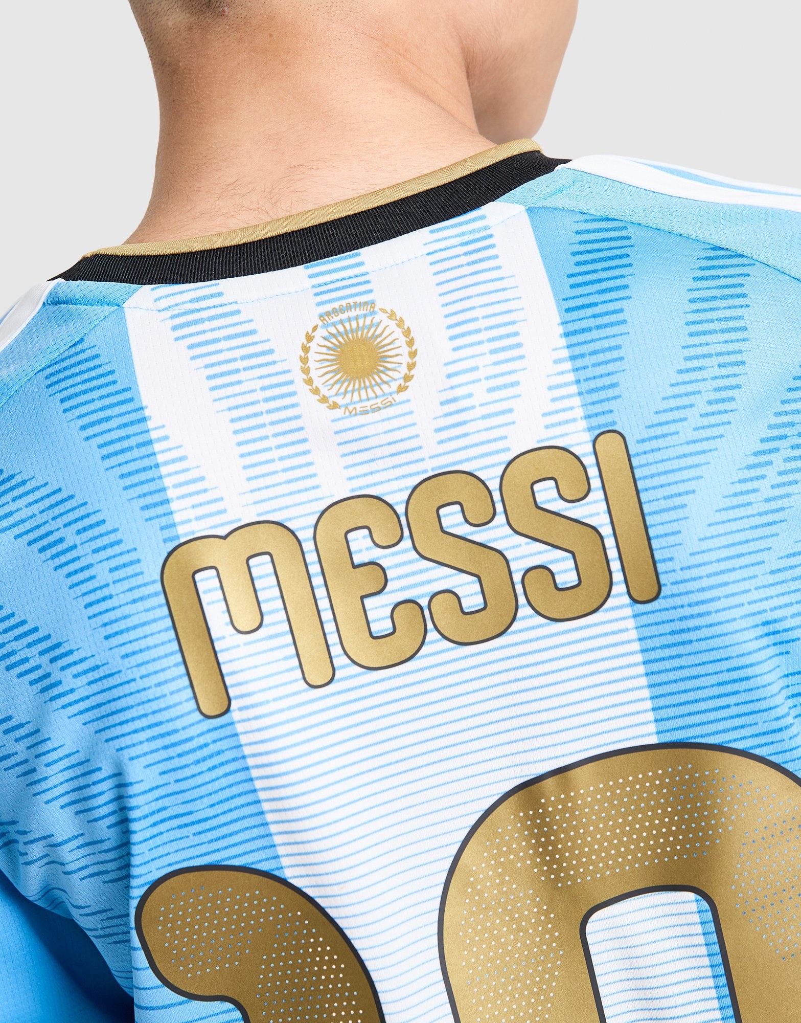 adidas Argentina x Lionel Messi #10 Trikot Kinder