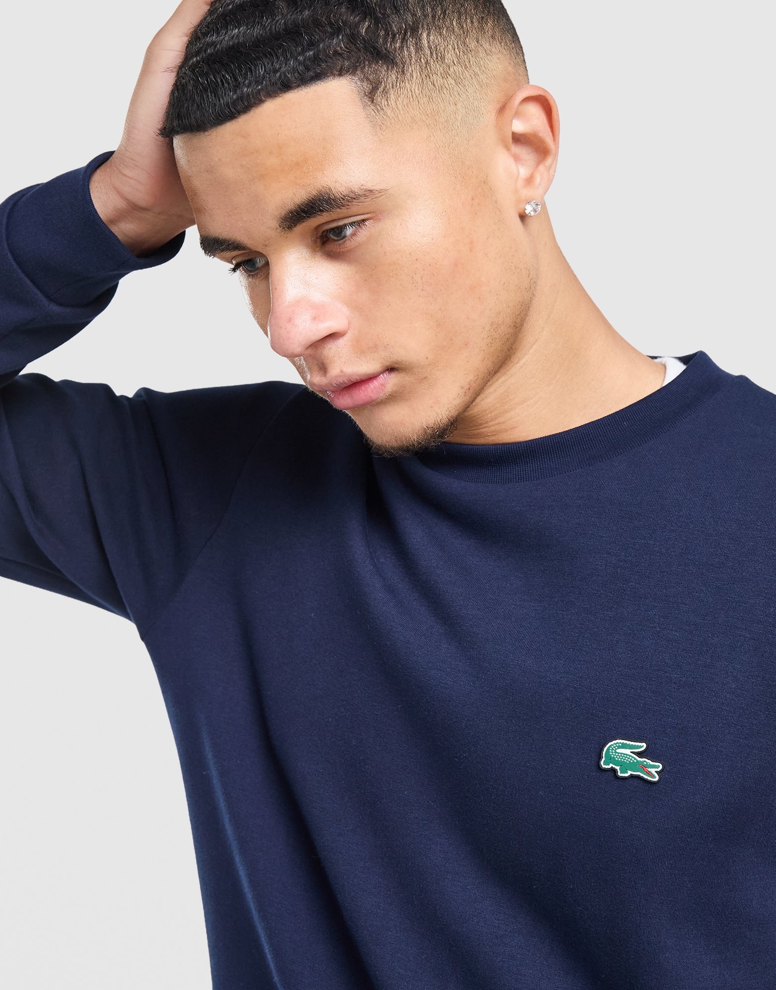 Lacoste Double Knit Crew Sweatshirt
