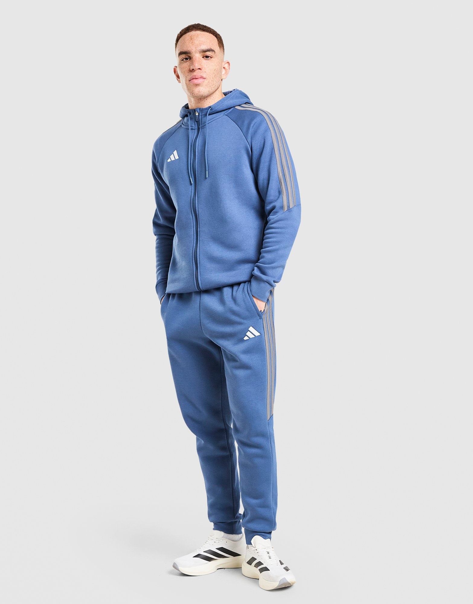 adidas Tiro Essentials 3-Streifen Full-Zip Hoodie