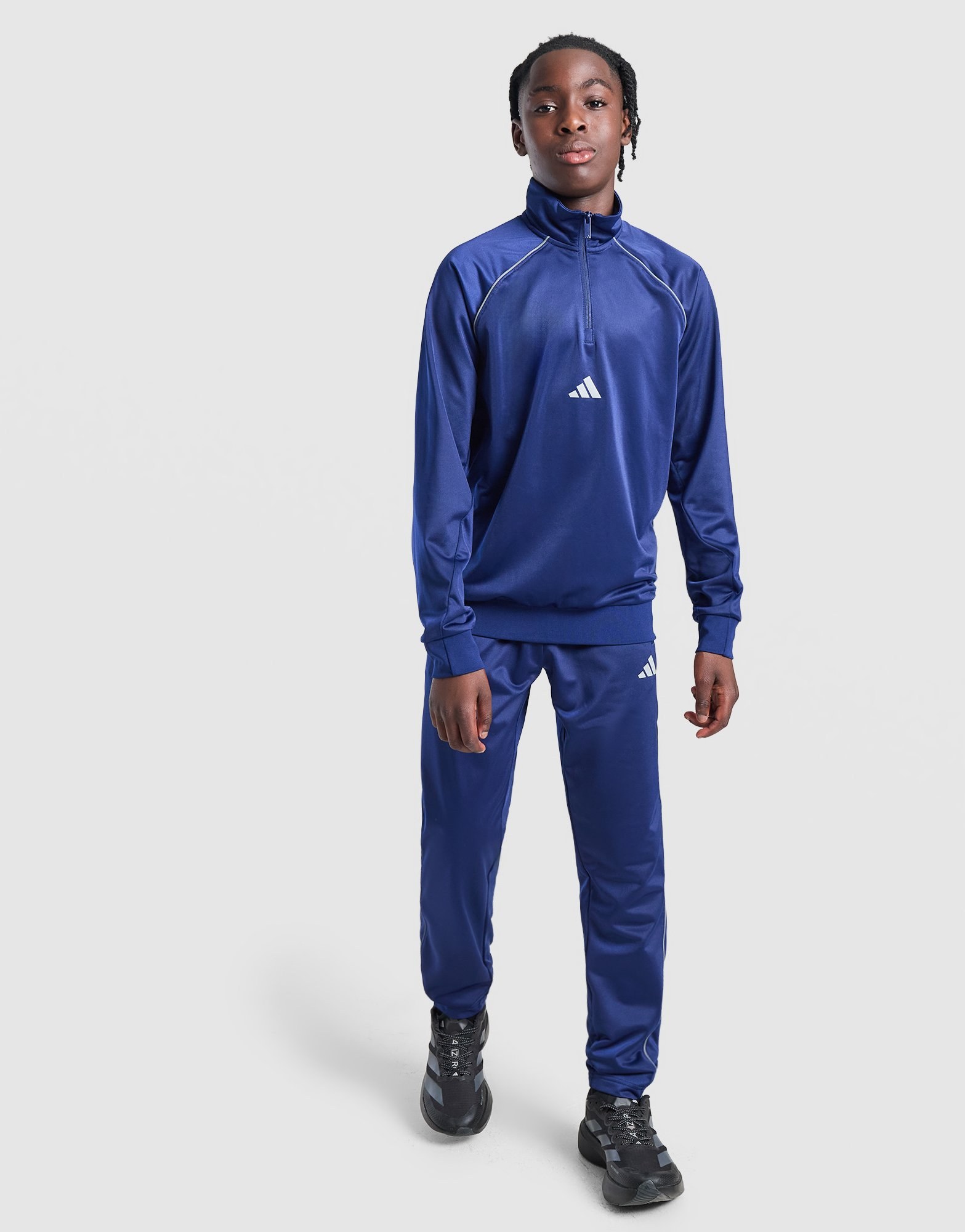 adidas Poly Pipe 1/4-Zip Trainingsanzug Kinder
