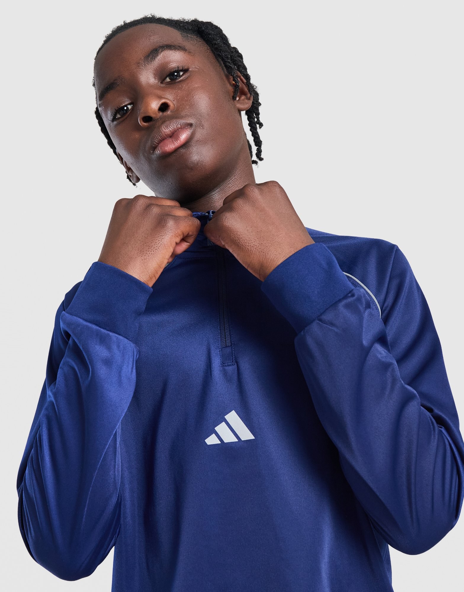 adidas Poly Pipe 1/4-Zip Trainingsanzug Kinder