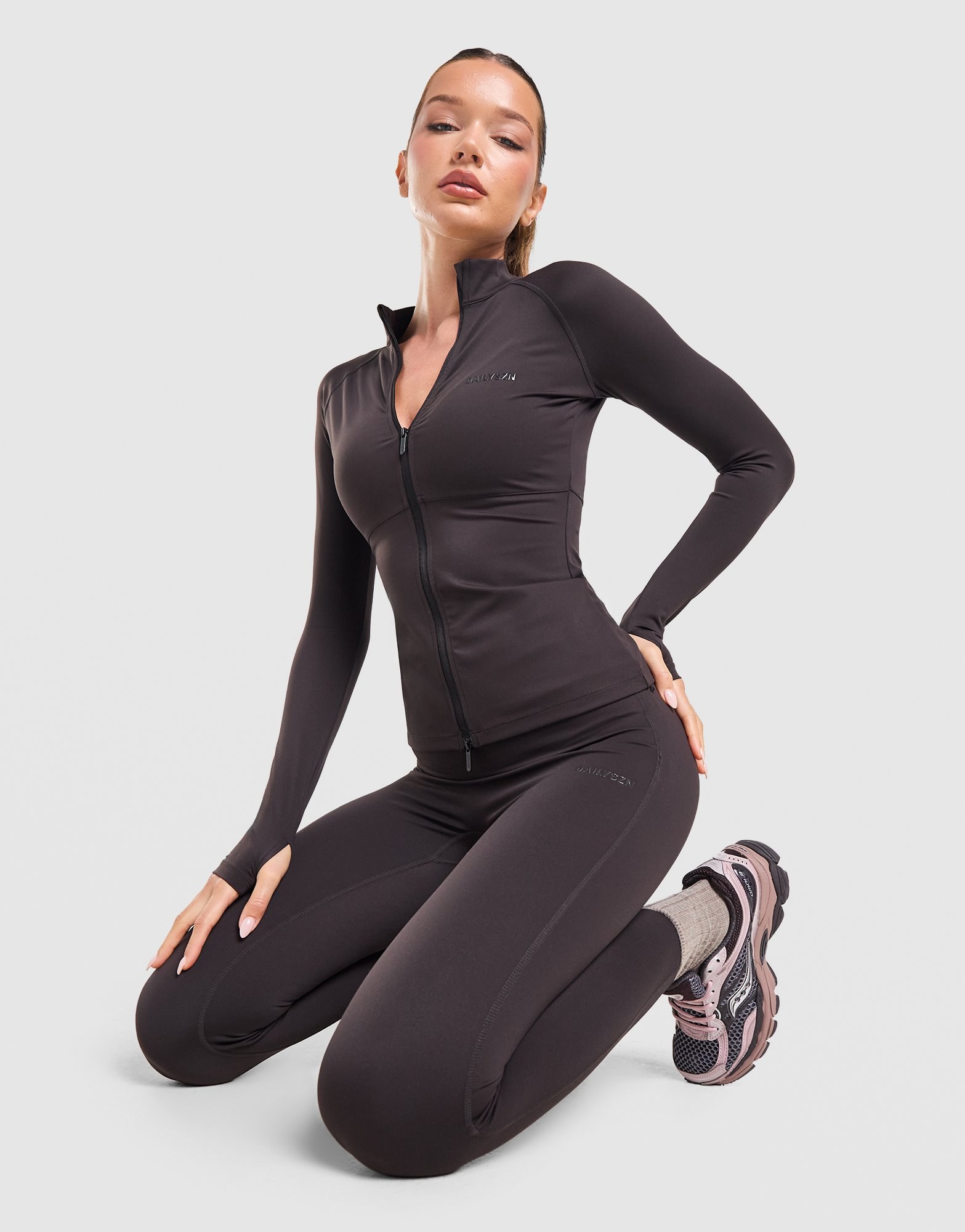 DAILYSZN Ruche Side Leggings