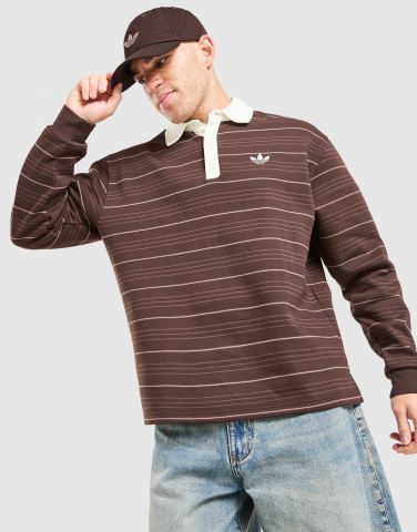 adidas Originals Stripe Rugby Sweatshirt