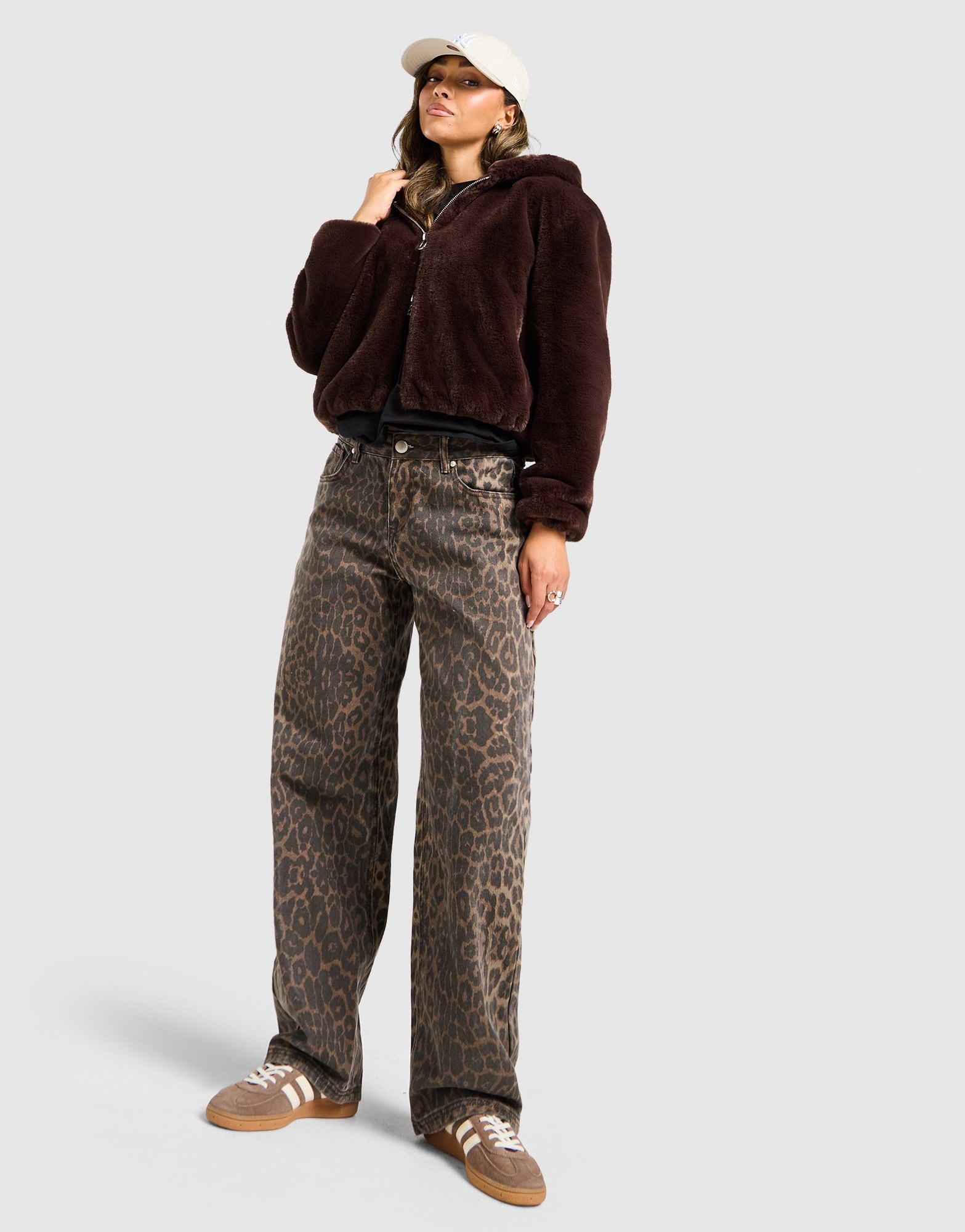 Unlike Humans Leopard Jeans