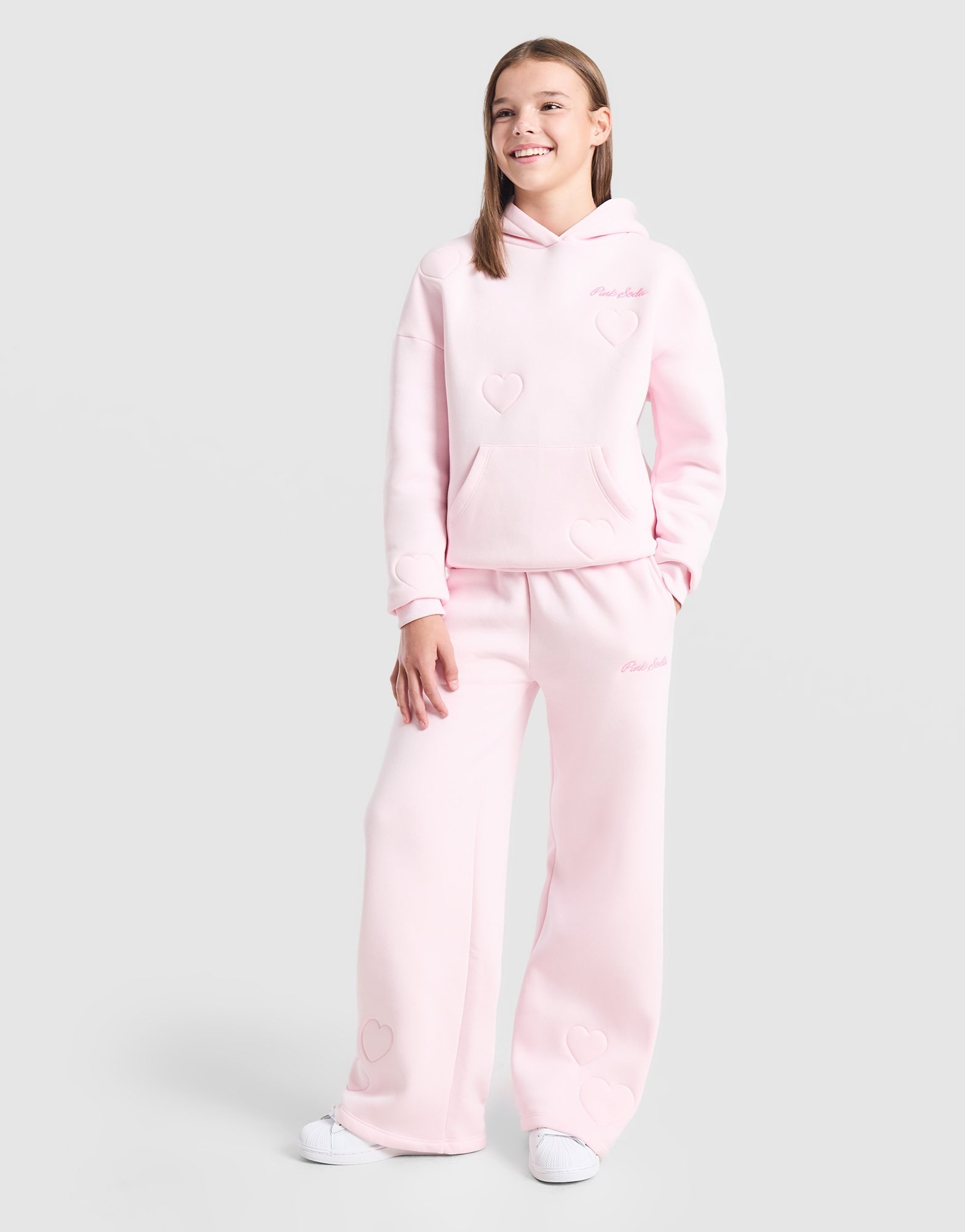Pink Soda Sport Girls' Heart Stitch Jogginghose Kinder
