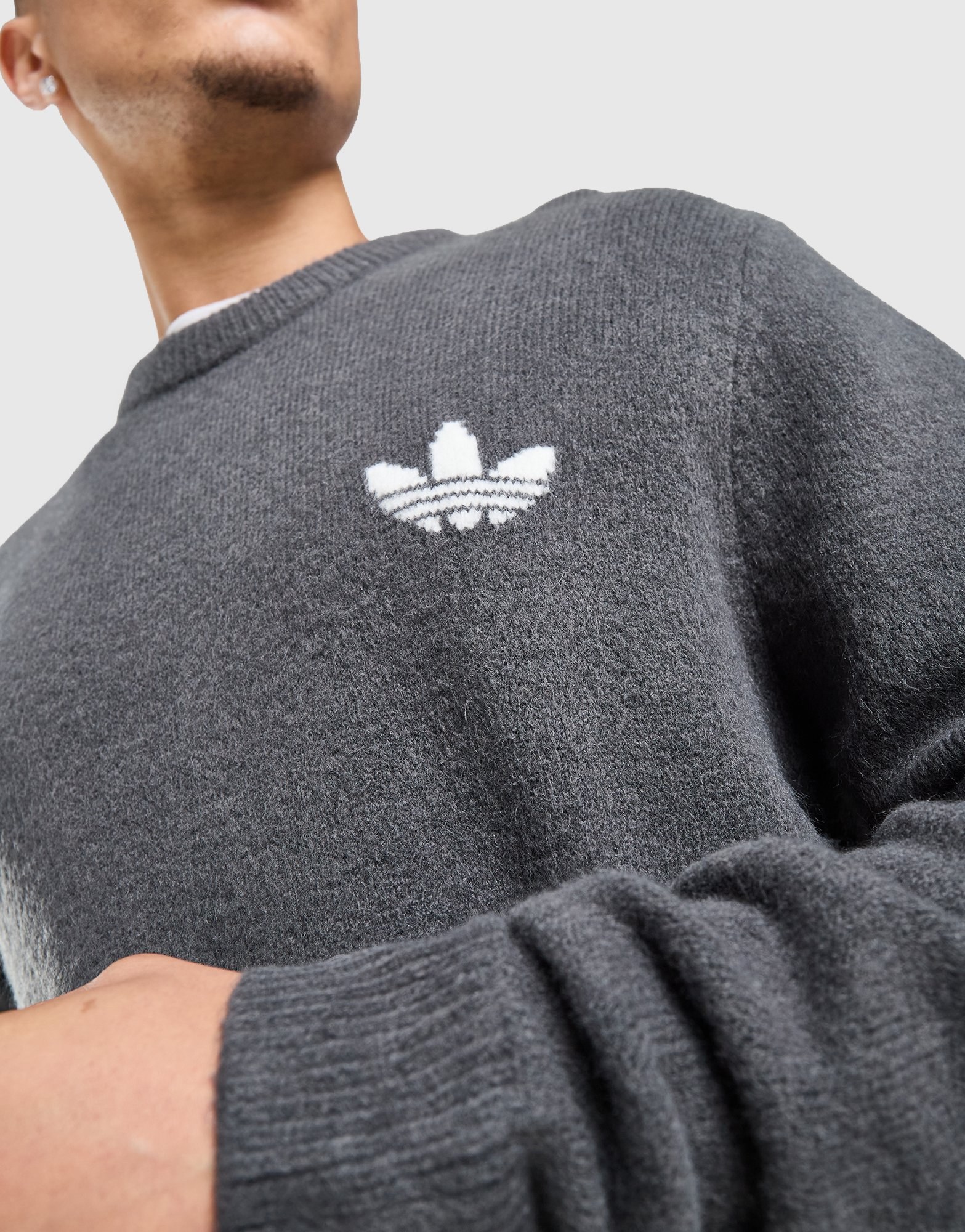 adidas Originals Trefoil Essentials Knit Sweatshirt
