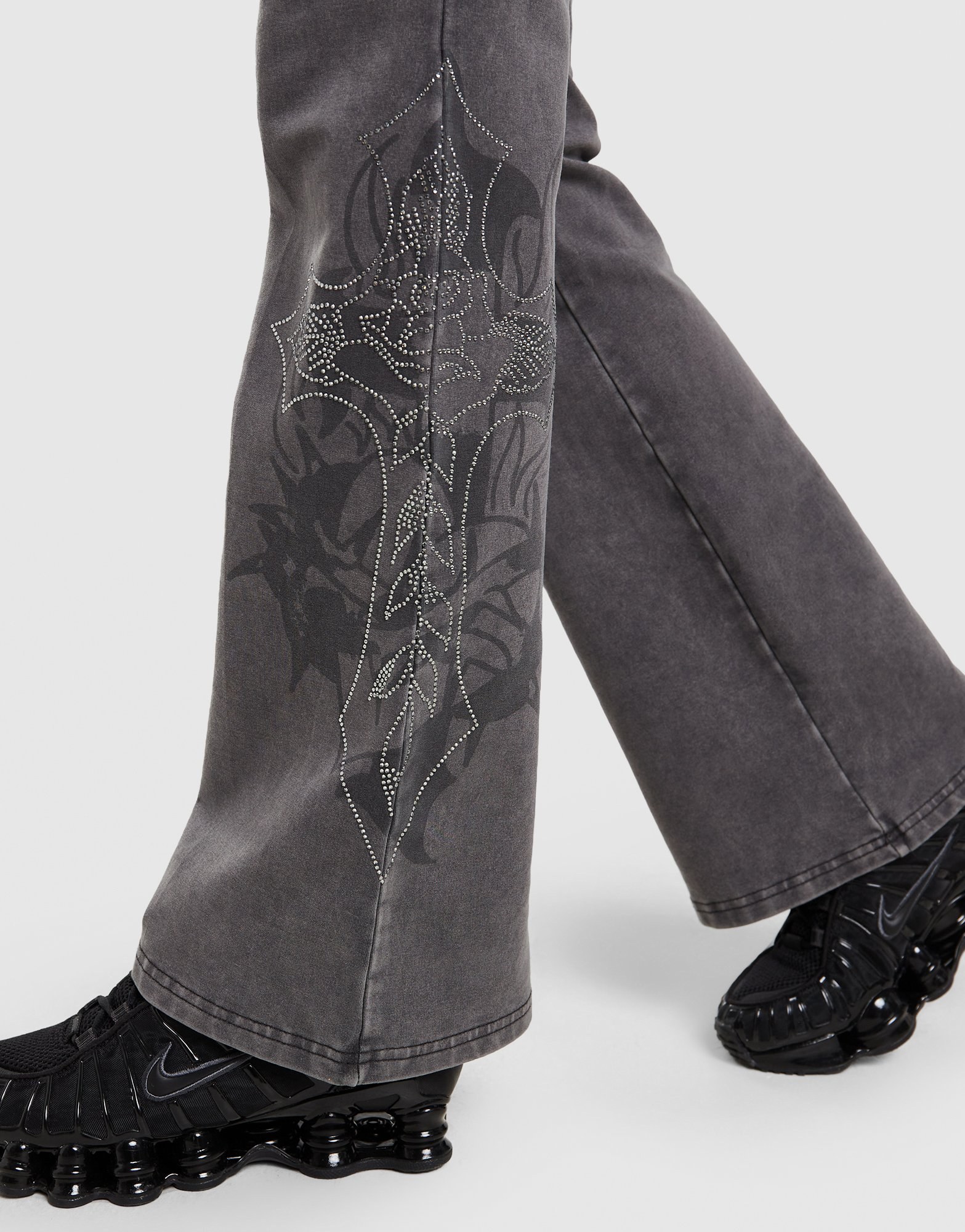 Ed Hardy True Diamante Wide Leg Jogginghose