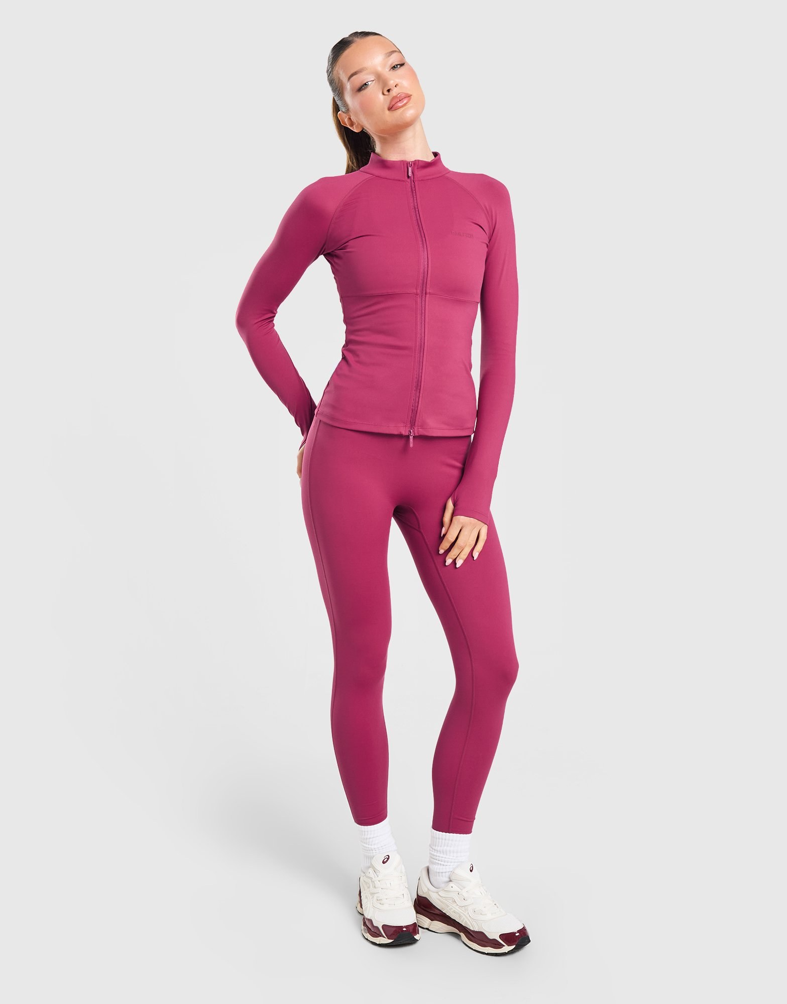 DAILYSZN Sculpt Full-Zip Fitted Oberteil