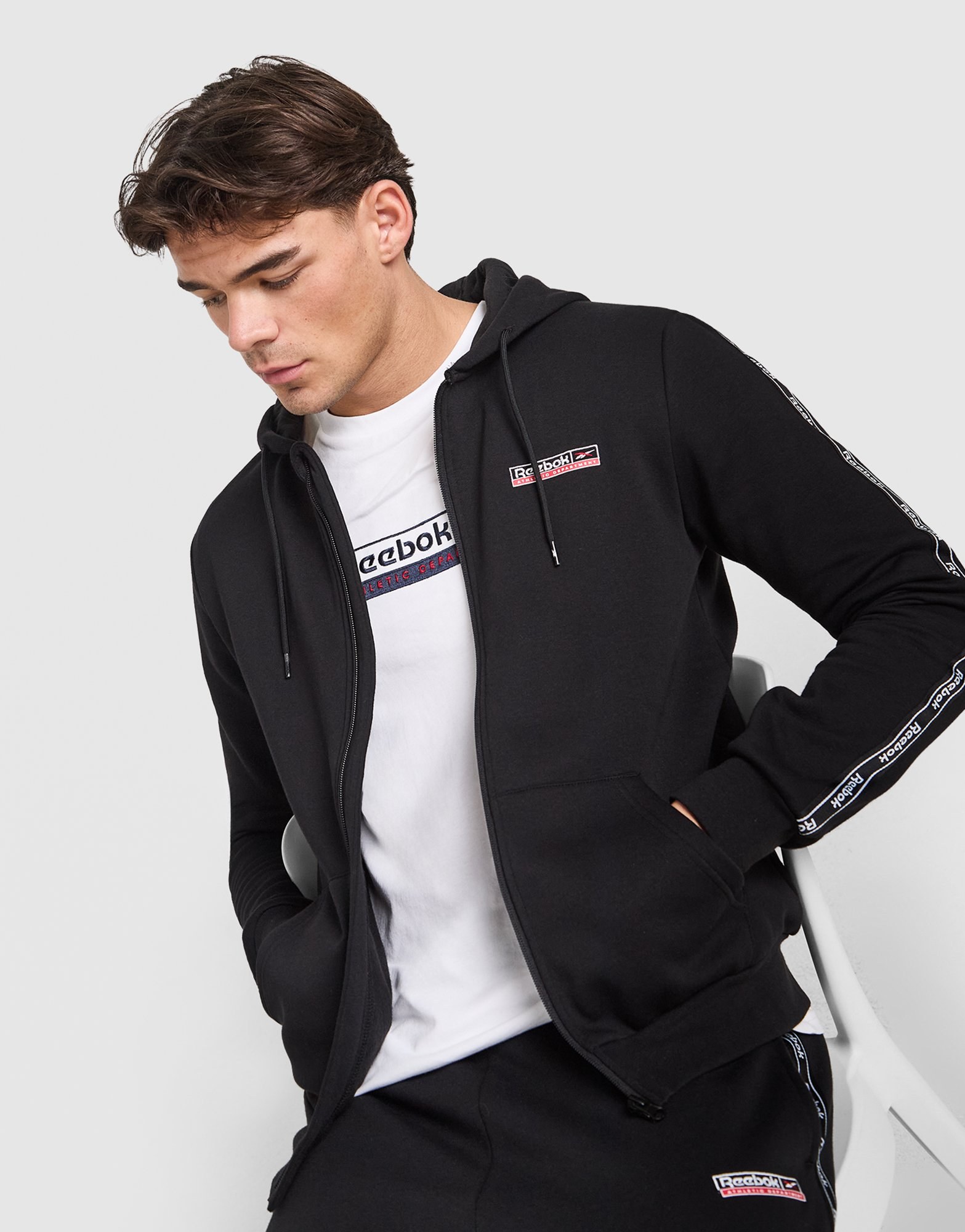 Reebok Trainer Full-Zip Hoodie