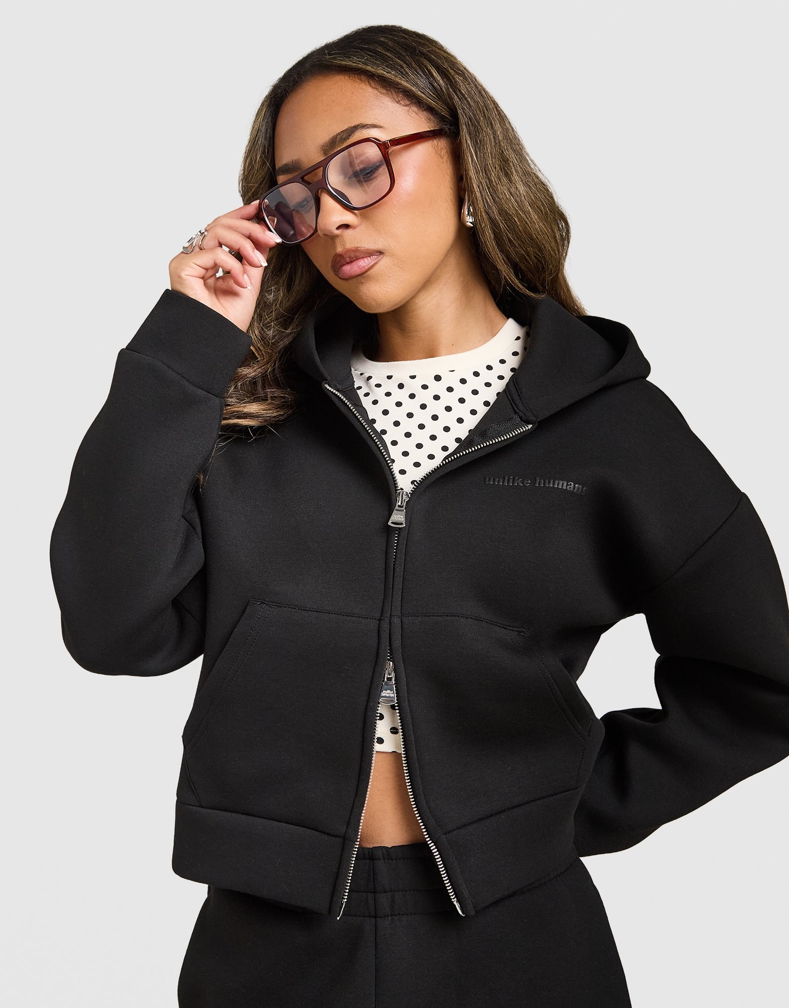 Unlike Humans Bemis Full-Zip Hoodie