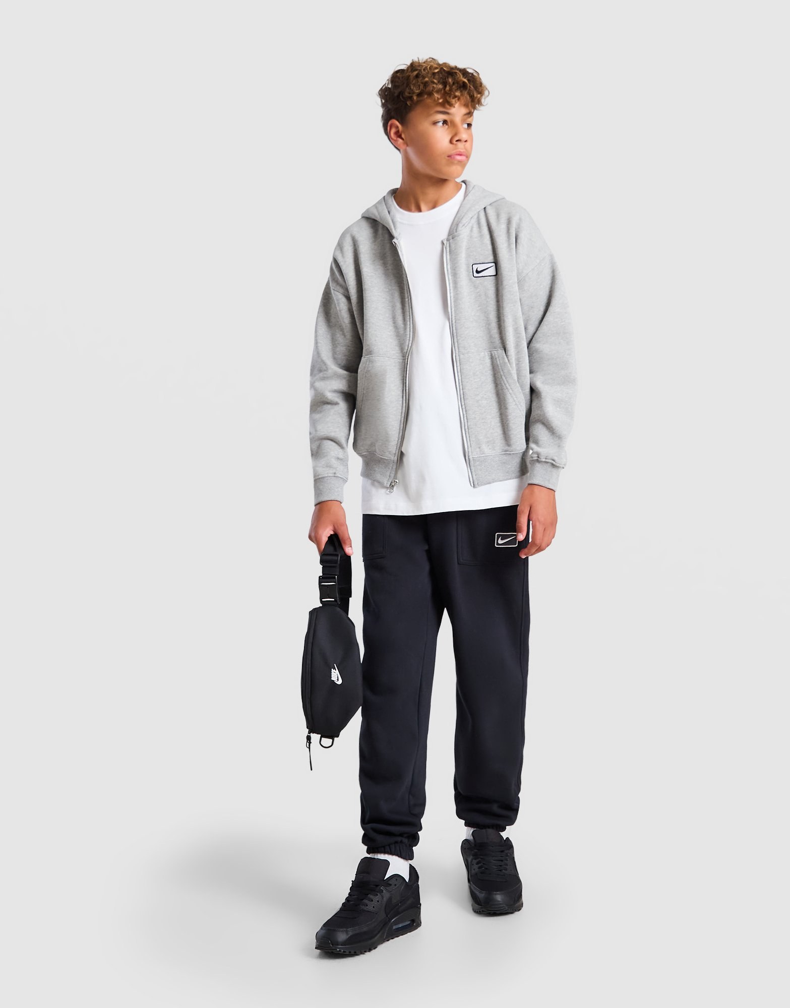 Nike Street Fleece Full Zip Hoodie Junior