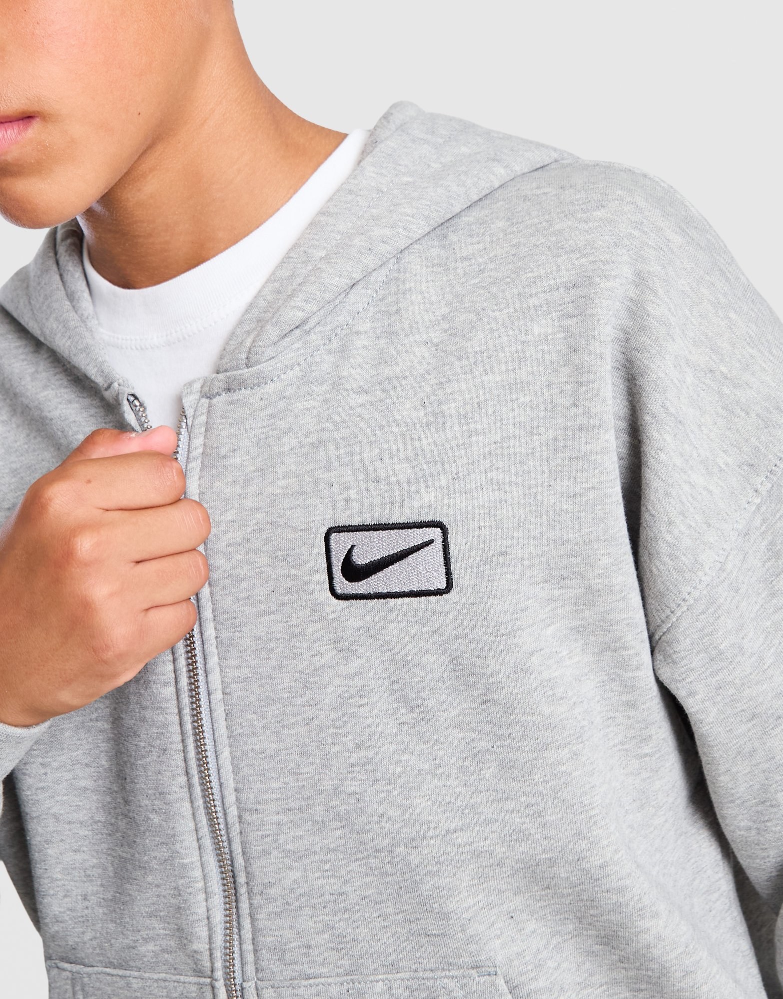 Nike Street Fleece Full Zip Hoodie Junior